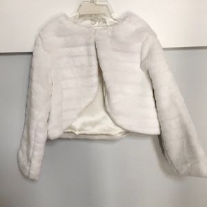 Gymboree faux fur coat
